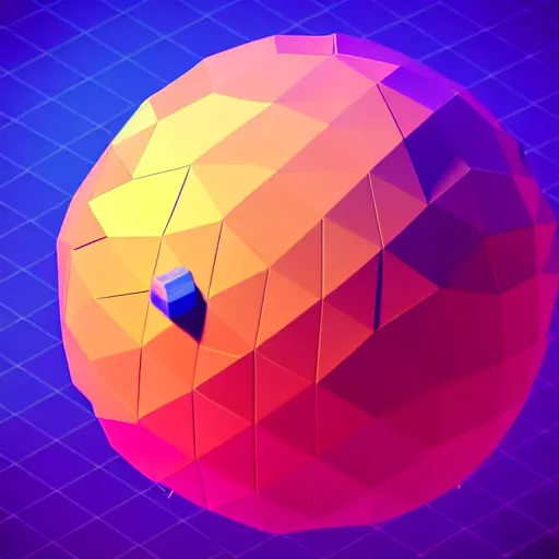 Prompt: Isometric 3D Cute Planet, Low Poly, Unity3D, voxel art, rendered in Blender, C4D