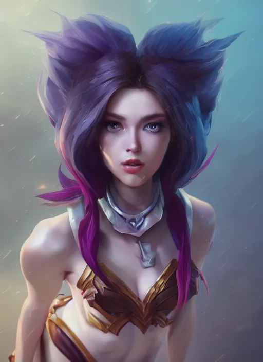 Image similar to quinn, from league of legends, au naturel, hyper detailed, digital art, trending in artstation, cinematic lighting, calata, studio quality, smooth render, unreal engine 5 rendered, octane rendered, art style by klimt and nixeu and ian sprigger and wlop and krenz cushart