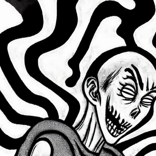 Image similar to junji ito manga character