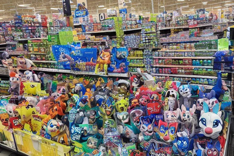 Image similar to photo of fursonas for sale at walmart