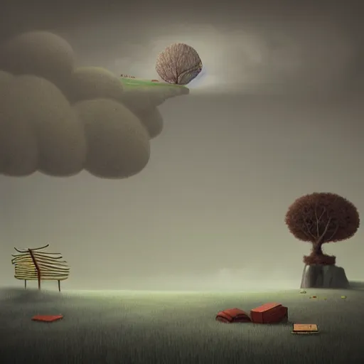 Prompt: thinking in thinking of thinking, gediminas pranckevicius