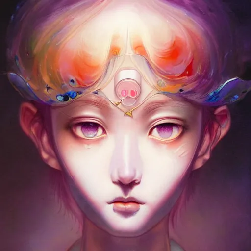 Prompt: prompt : portrait soft light painted by james jean and katsuhiro otomo, magical eyes, inspired by sailor moon anime, smooth face feature, intricate oil painting, high detail, sharp high detail, manga and anime