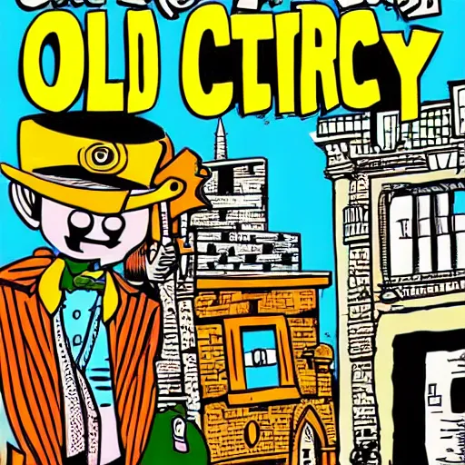 Prompt: old city by peter bagge