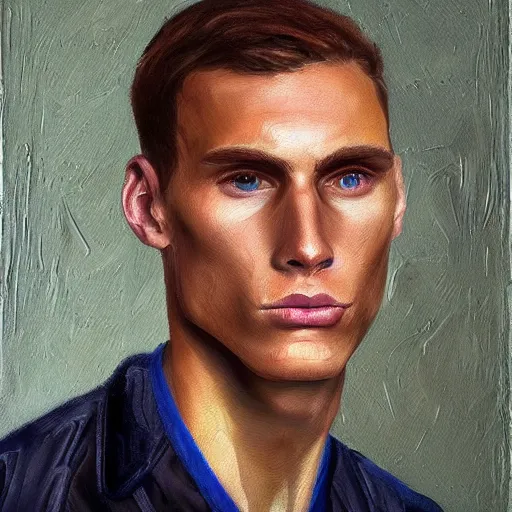 Prompt: gigachad sigma alpha male Jerma985, highly detailed oil-painting