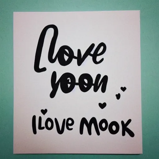 Image similar to i love you to the moon and back