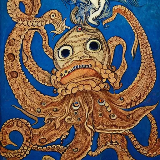 Prompt: The Kraken Awakes, by Shah Jahan