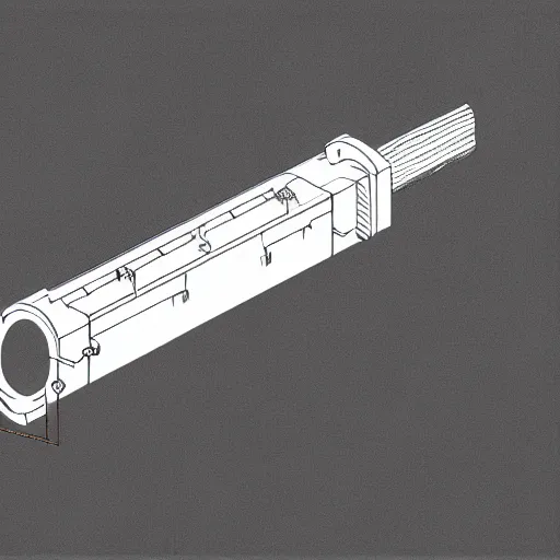 Prompt: technical drawing of a compliant mechanism
