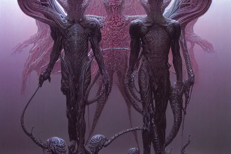 Image similar to stream of love and happiness, intricate, ultra high definition, ultra detailed, symmetry, sci - fi, dark fantasy, by wayne barlowe