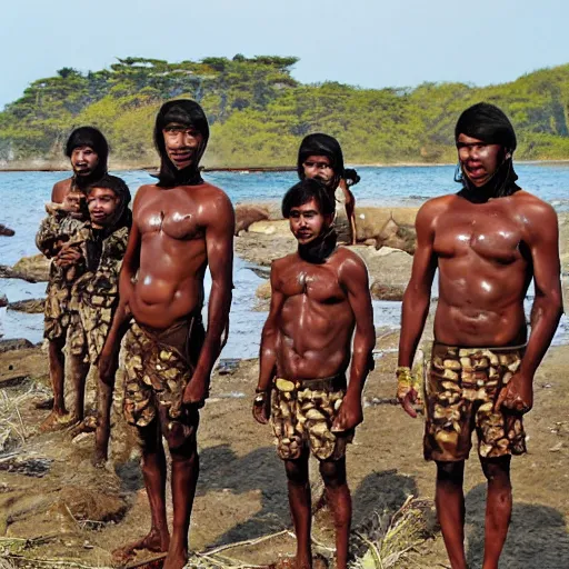 Prompt: north sentinel island mcdonald's