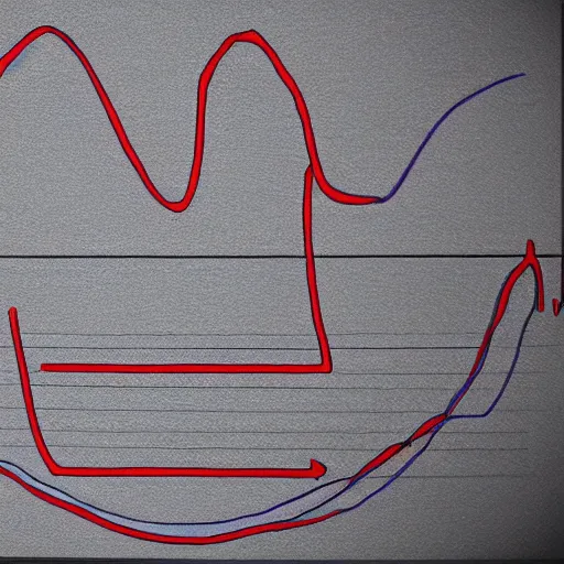 Prompt: electrocardiogram graph