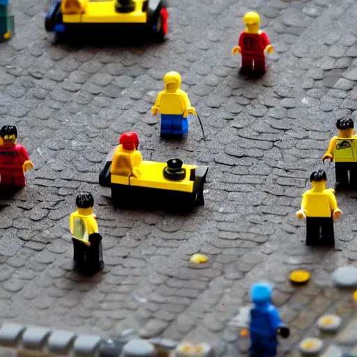 Image similar to macro street photography lego