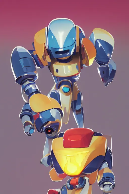 Prompt: metabots medabots medarotto medarot robot minimalist comics helmet mask neon cybereye, behance hd by jesper ejsing, by rhads, makoto shinkai and lois van baarle, ilya kuvshinov, rossdraws global illumination ray tracing hdr radiating a glowing aura