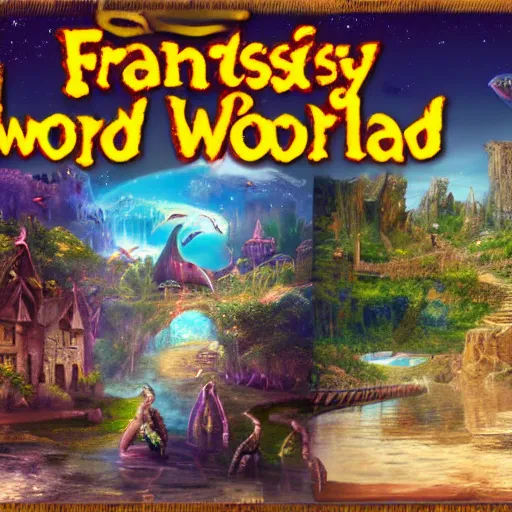 Image similar to fantasy world