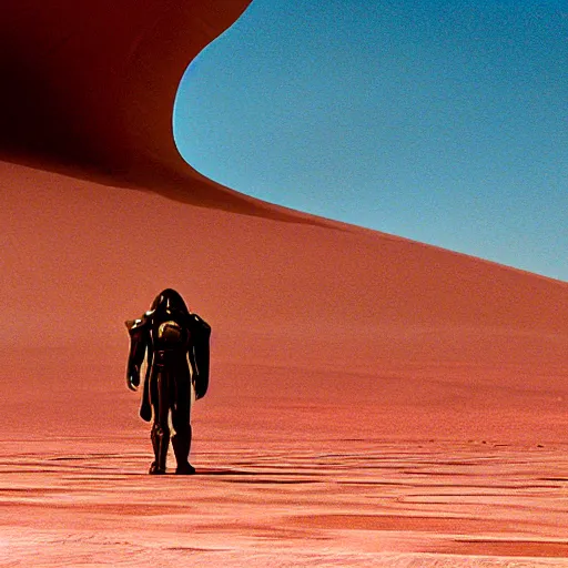 Image similar to Still from Dune (2010)