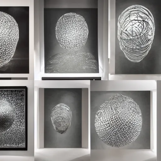 Image similar to lifelike by marcel duchamp, by takeshi obata raypunk, cubic zirconia. a variety of shapes & textures. the art installation is full of movement & energy, & the viewer can find new details with each look.