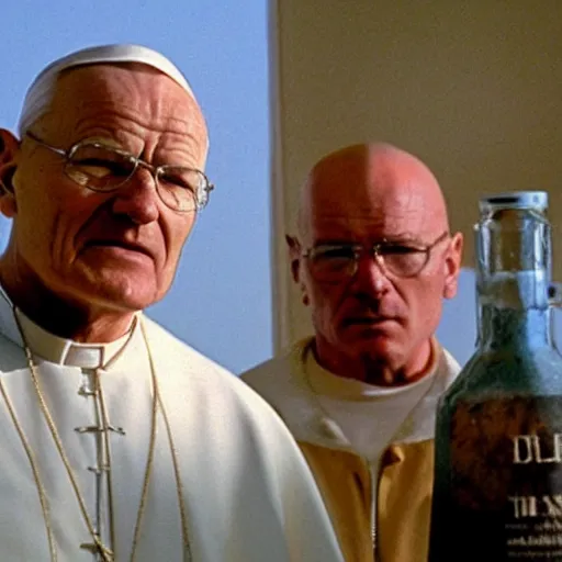 Image similar to john paul ii in breaking bad with walter white