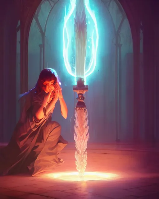 Image similar to mage casting a water spell, highly detailed vfx portrait, unreal engine, greg rutkowski, loish, rhads, beeple, makoto shinkai and lois van baarle, ilya kuvshinov, rossdraws, tom bagshaw, alphonse mucha, global illumination, detailed and intricate environment