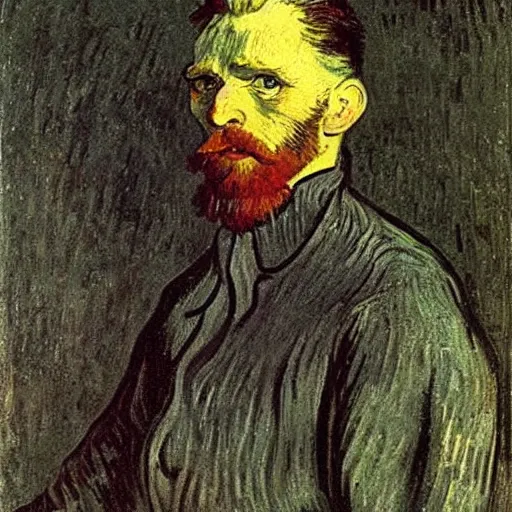 Image similar to portrait of pere tanguy by vincent van gogh