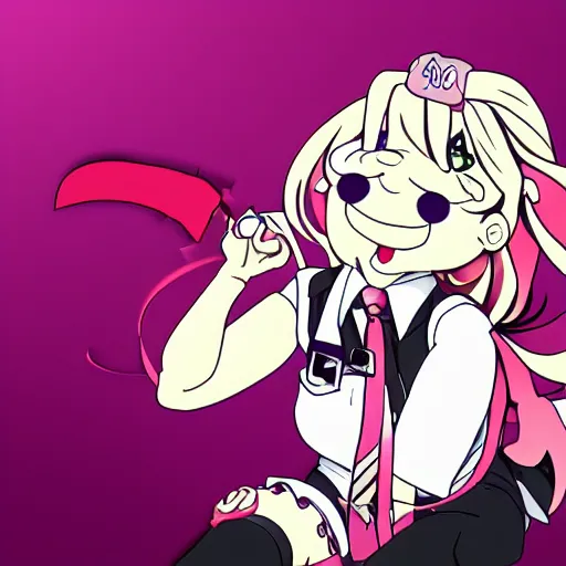 Image similar to junko enoshima from danganronpa in family guy