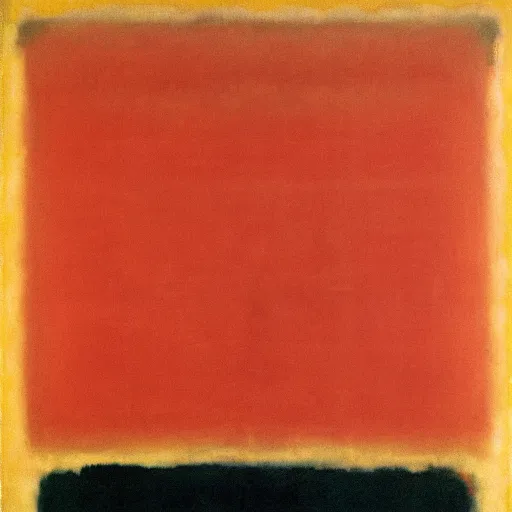 Prompt: the scariest image ever seen, by rothko