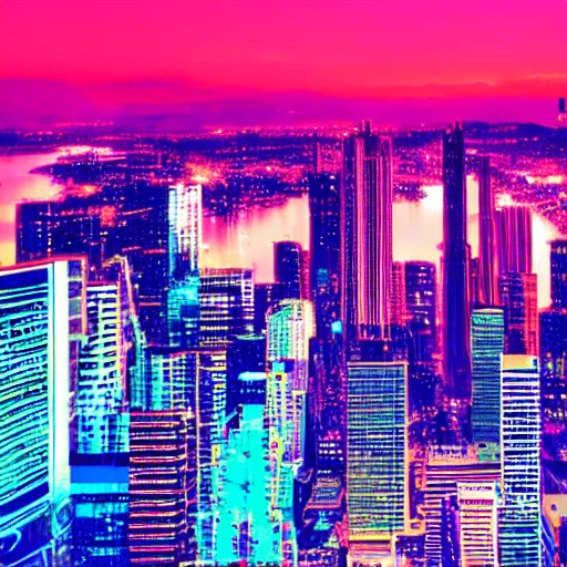 maximalist style synthwave ultrawide wallpaper of a | Stable Diffusion ...