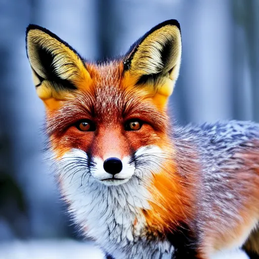 Prompt: photo of a fox