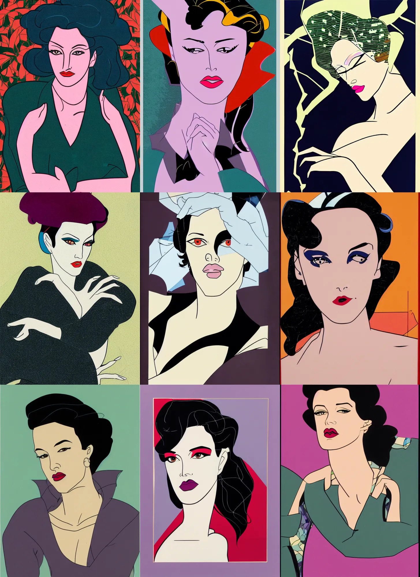 Prompt: art by patrick nagel, 4k