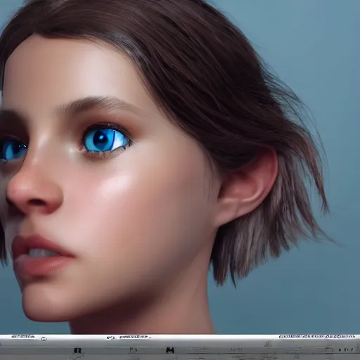 Image similar to dolby vision, unreal engine 5, 8k, beautiful girl,