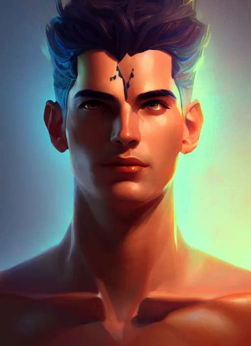 Prompt: the god hermes, male, portrait, sharp focus, digital art, concept art, dynamic lighting, subsurface scattering, photoreal, trending on artstation, by emylie boivin and rossdraws