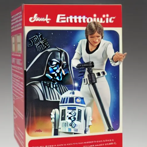 Prompt: mattel electronic game led 1 9 7 9 star wars