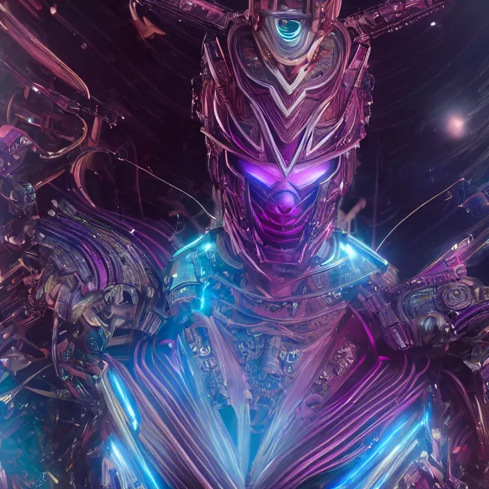 Prompt: portrait of Hugo Weaving as Galactus. intricate abstract. intricate artwork. octane render, trending on artstation, DeviantArt, captura, very coherent symmetrical artwork. cinematic, hyper realism, high detail, octane render, 8k, iridescent accents