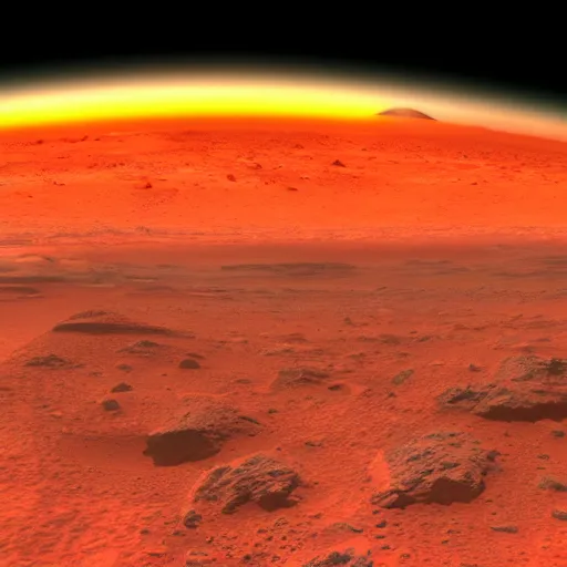 Image similar to beautiful sunrise on mars