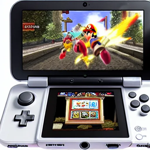 Image similar to nintendo 1 ds videogame console