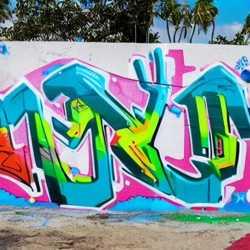 Image similar to amazing graffiti art in aruba