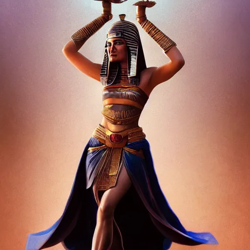 Prompt: Natalie Portman as a ancient Egyptian, artstation, Michael Whelan, digital art, felix Kelly, 8k photography