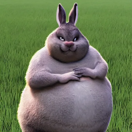 Prompt: big chungus in real life