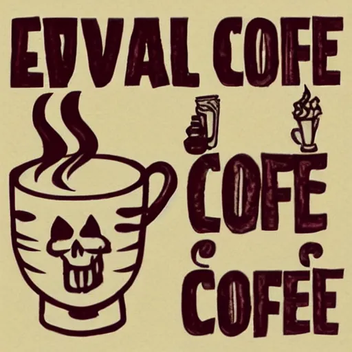 Prompt: evil coffee