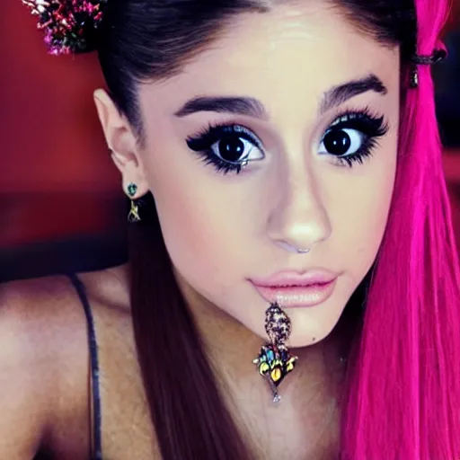 Image similar to ariana grande as a gypsy