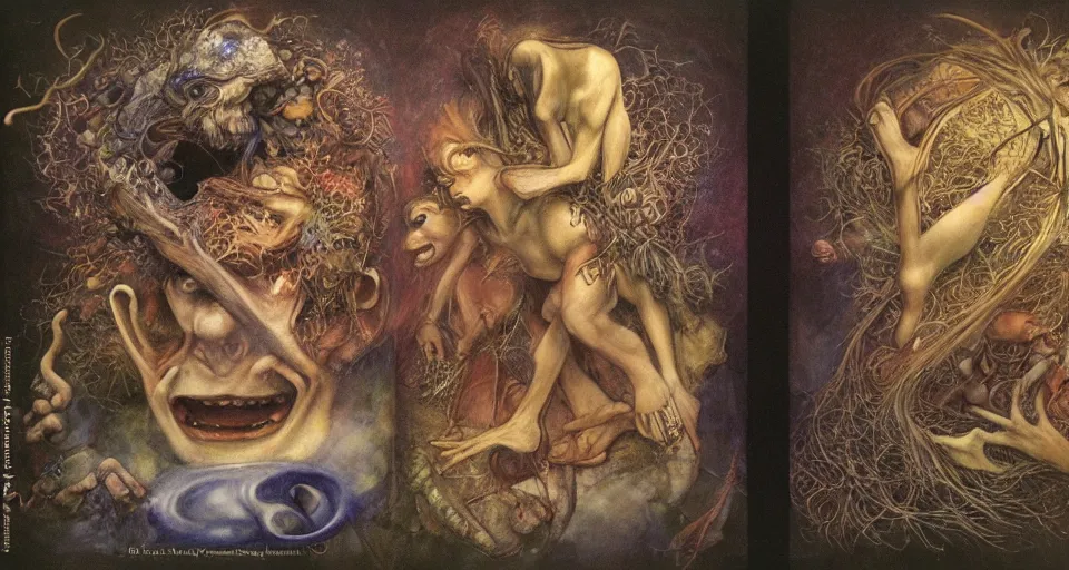 Image similar to the two complementary forces that make up all aspects and phenomena of life, by Brian Froud