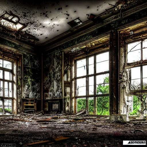 Image similar to abandoned urbex by tom wright, archdaily, wallpaper, highly detailed, trending on artstation.