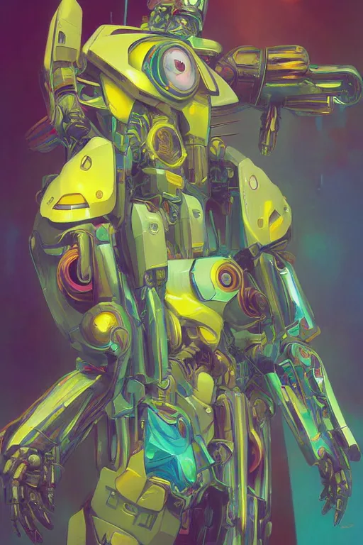 Image similar to a portrait of Autobot “Rung”!!!, seapunk Mecha , vaporwave , digital art, artstation, by WLOP, Ilya repin, alphonse mucha., Very highly detailed 8K, octane, Digital painting, the golden ratio,