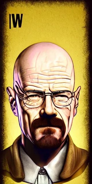 Image similar to walter white as a knight in shining armor, trending on artstation