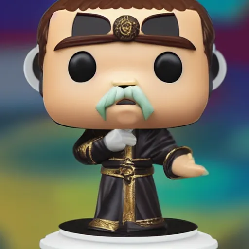 Image similar to agostinho carrara as funko pop toy, 4 k, very detailed