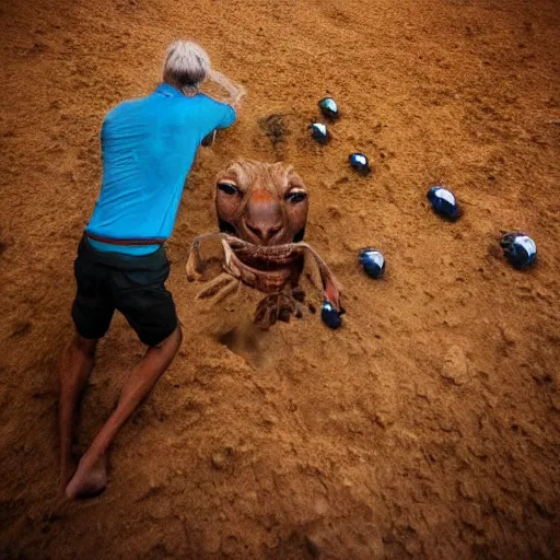 Image similar to award winning photograph, very intelligent person making the discovery and breakthrough of the century