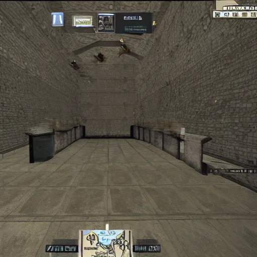Image similar to counterstrike screenshot of the map de_cologne_dome, map about Cologne