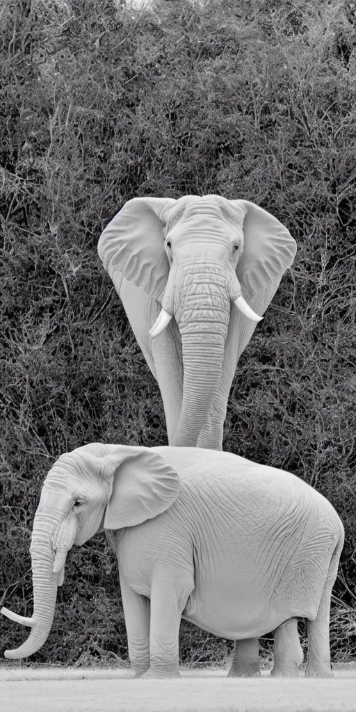 Image similar to a white elephant.