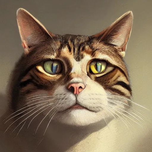 Image similar to portrait of an anthrophomorphic man cat,digital art,ultra detailed,ultra realistic,art by greg rutkowski