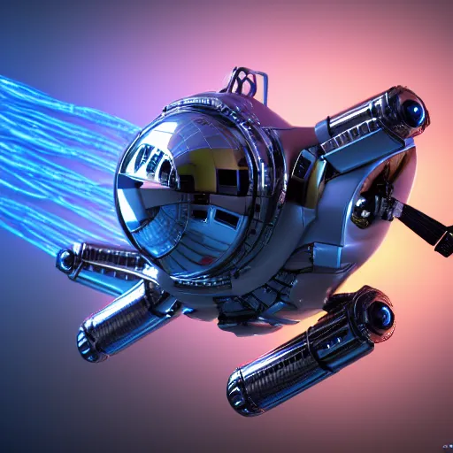 Prompt: ultra detailed photorealistic the c 4 d render spacecraft, cinematic light, sci fi toy, glossy, cybernetic machines, number 6 9, colorful, wires, robotics, futuristic decor, trending on artstation, global illumination, ultra realistic illustration, matte painting, high detailed, unreal engine, octane render, 4 k, hd, high quality