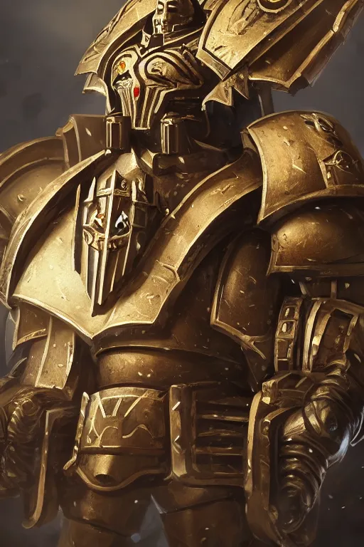 Image similar to armor portrait heros warhammer 4 0 k horus heresy fanart - the primarchs emperor by johannes helgeson animated with vfx concept artist & illustrator global illumination ray tracing hdr fanart arstation zbrush central hardmesh 8 k octane renderer comics stylized