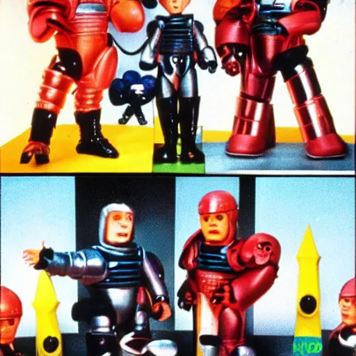 Image similar to kramg robocop, 1 9 8 0 s children's show, detailed facial expressions